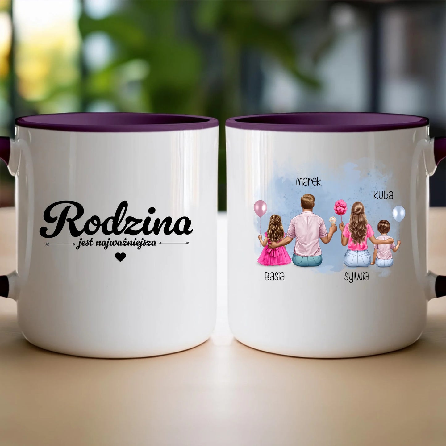 Kubek personalizowana dla rodziny #815
