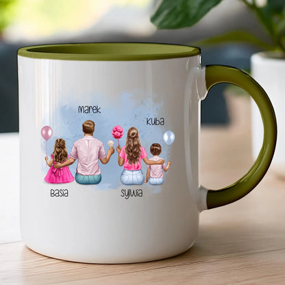 Kubek personalizowana dla rodziny #815