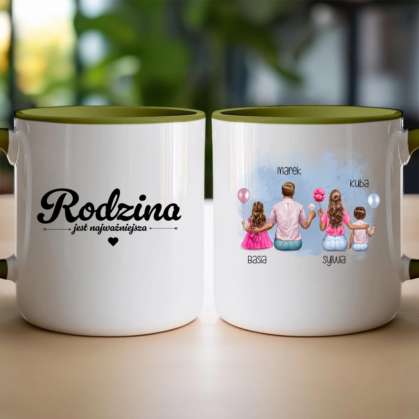 Kubek personalizowana dla rodziny #815