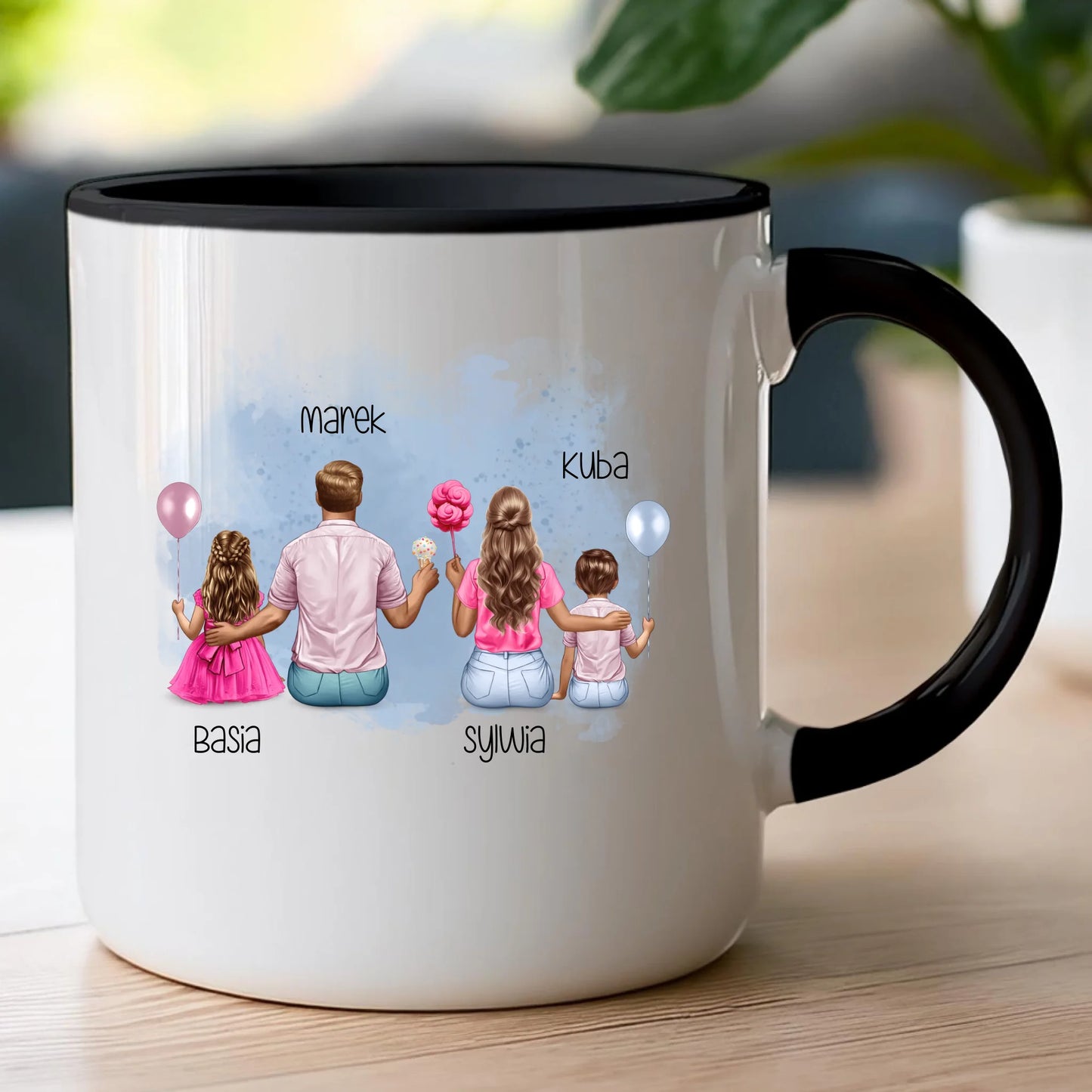Kubek personalizowana dla rodziny #815