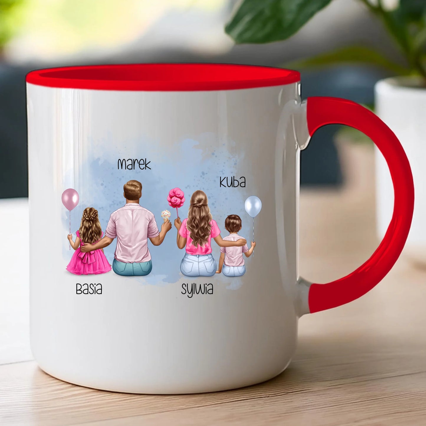 Kubek personalizowana dla rodziny #815