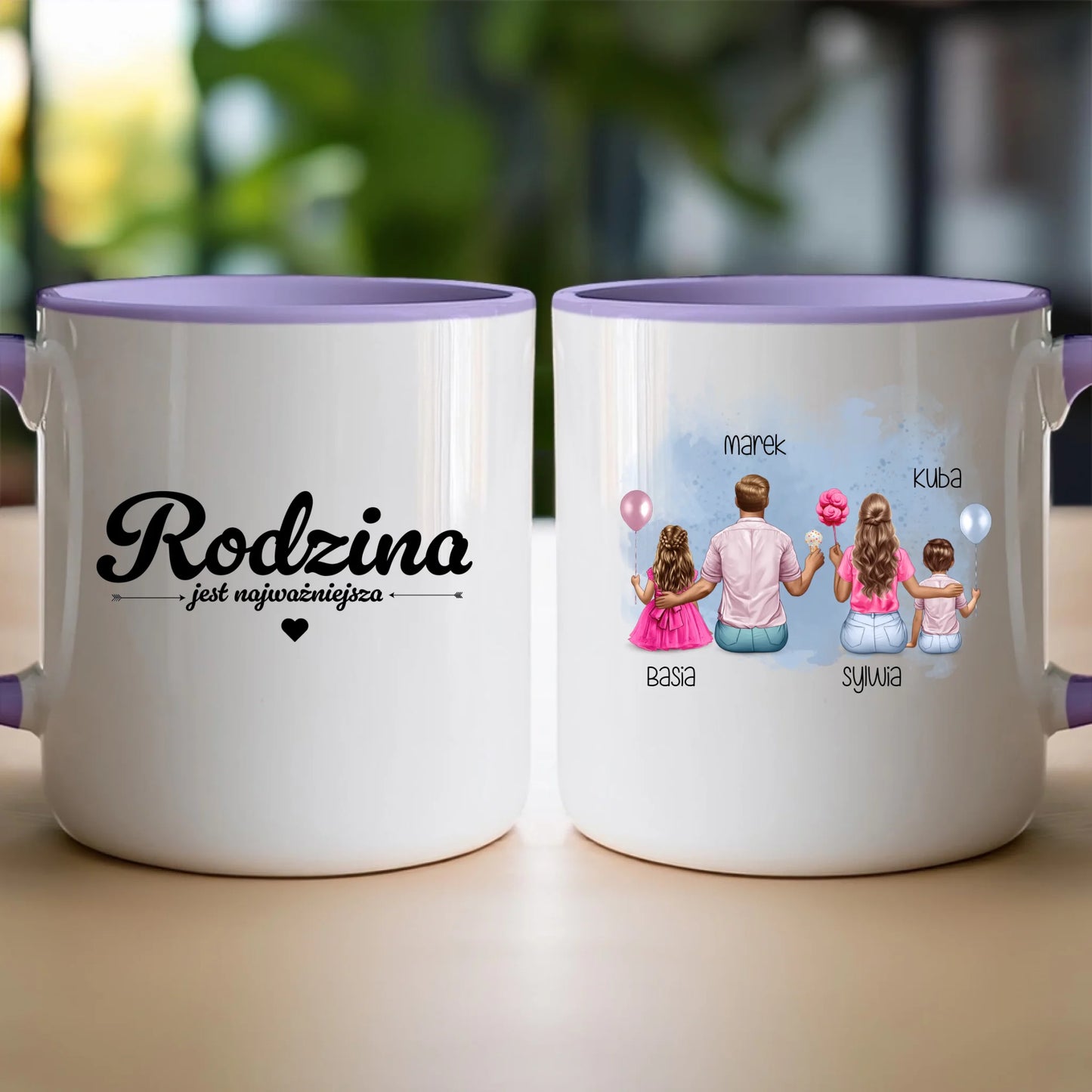 Kubek personalizowana dla rodziny #815