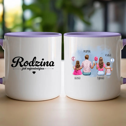 Kubek personalizowana dla rodziny #815