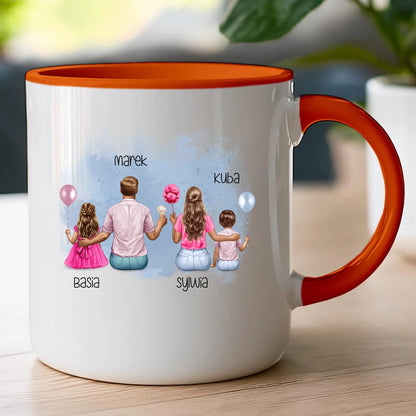 Kubek personalizowana dla rodziny #815