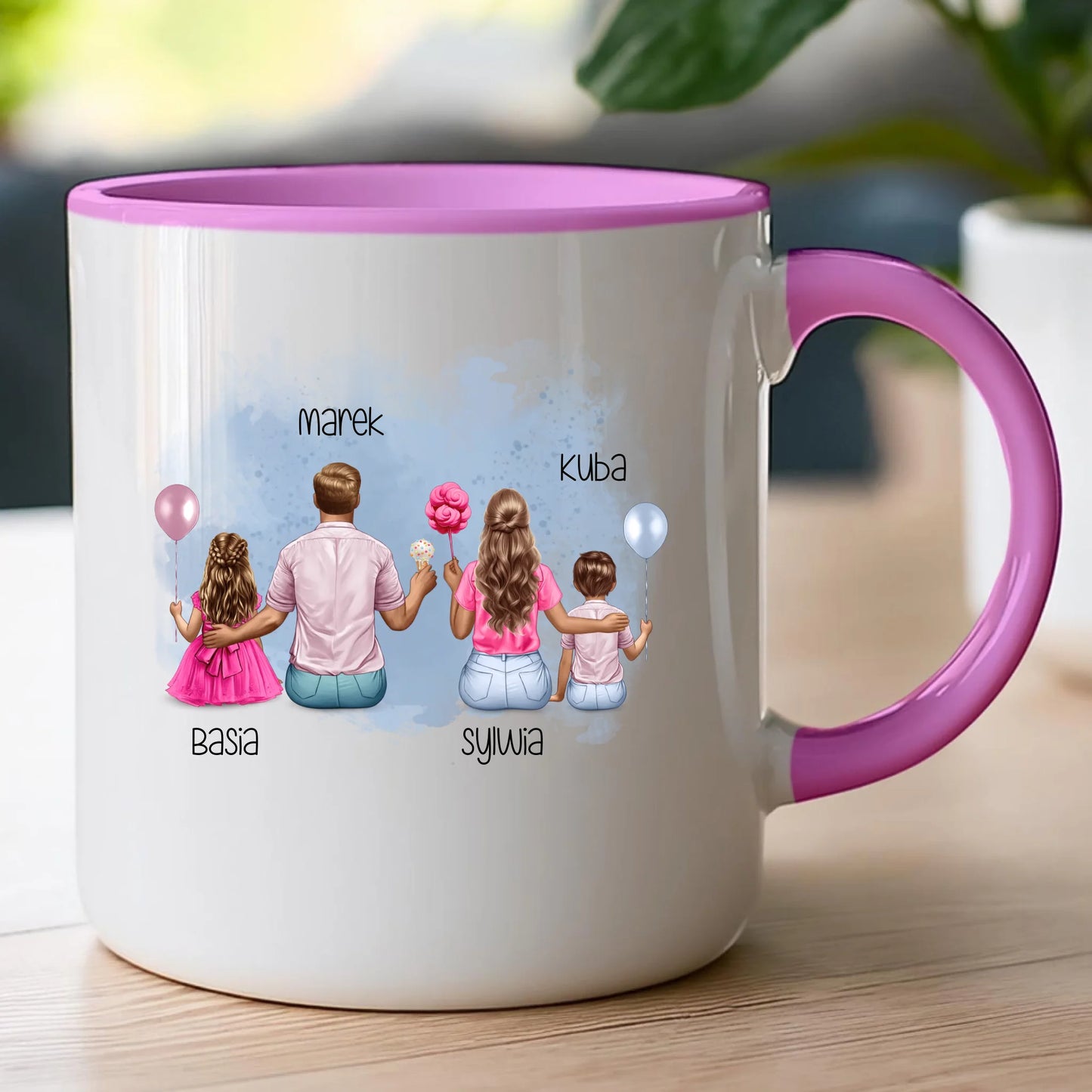 Kubek personalizowana dla rodziny #815