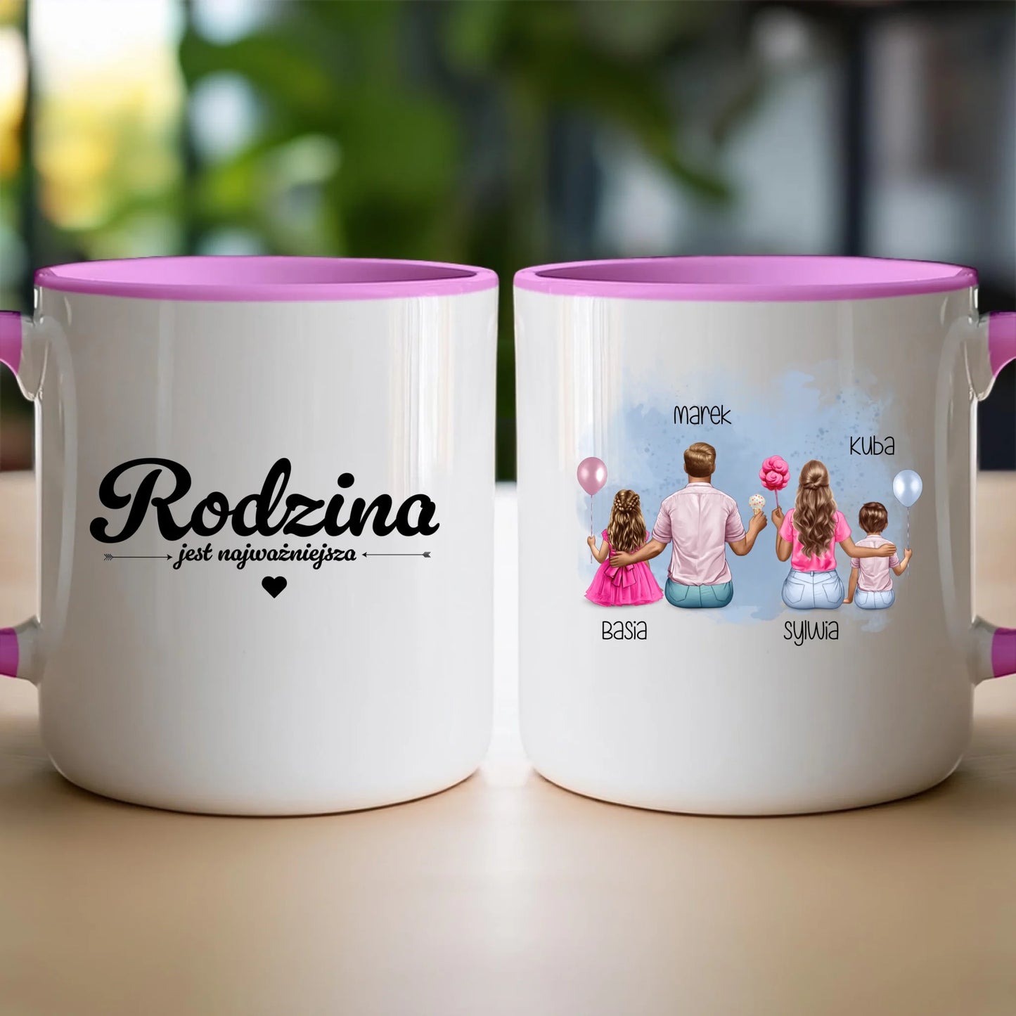 Kubek personalizowana dla rodziny #815