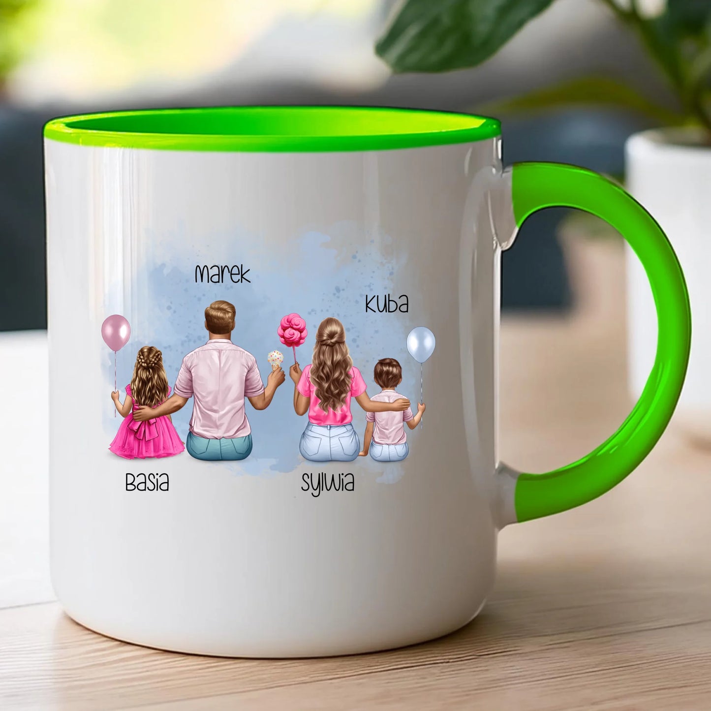 Kubek personalizowana dla rodziny #815