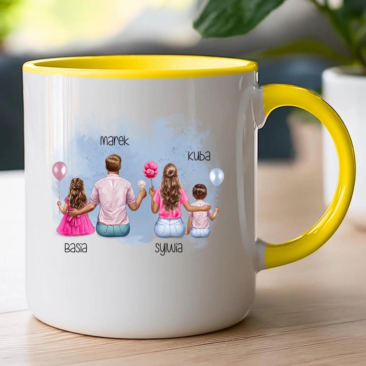 Kubek personalizowana dla rodziny #815
