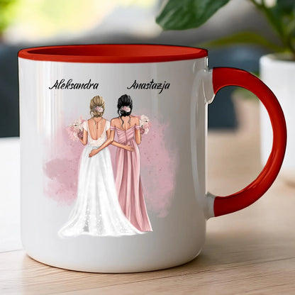 Kubek personalizowany dla przyjaciółek - ślub #141
