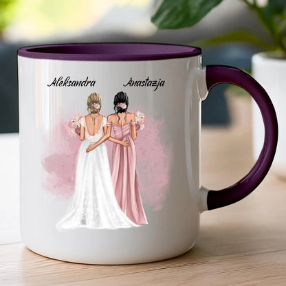 Kubek personalizowany dla przyjaciółek - ślub #141