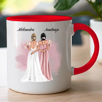 Kubek personalizowany dla przyjaciółek - ślub #141