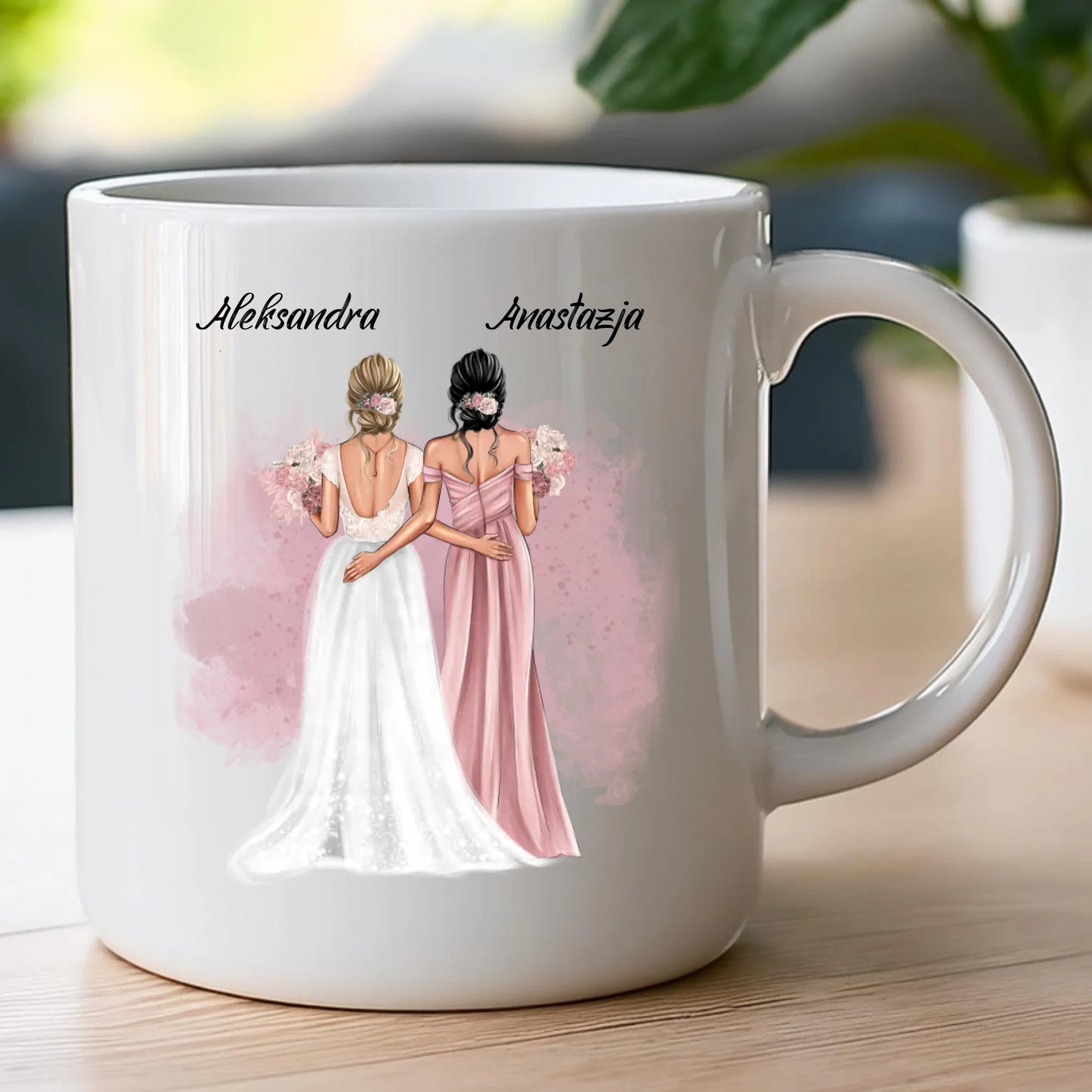 Kubek personalizowany dla przyjaciółek - ślub #141