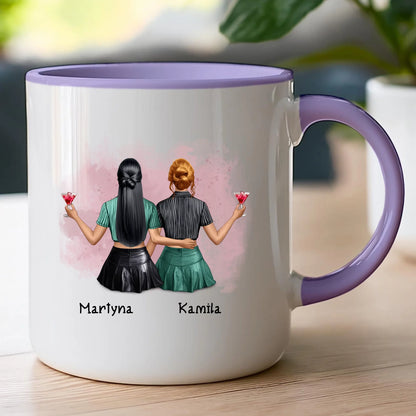 Kubek personalizowany dla przyjaciółek #133