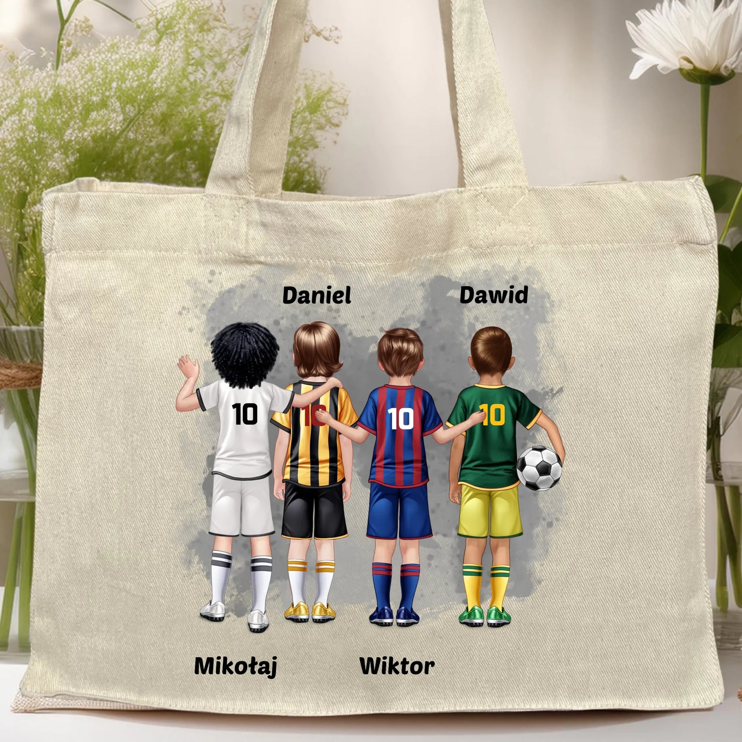 Torba personalizowana dla chłopca - piłkarze #98