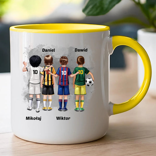 Kubek personalizowana dla chłopca - piłkarze #98