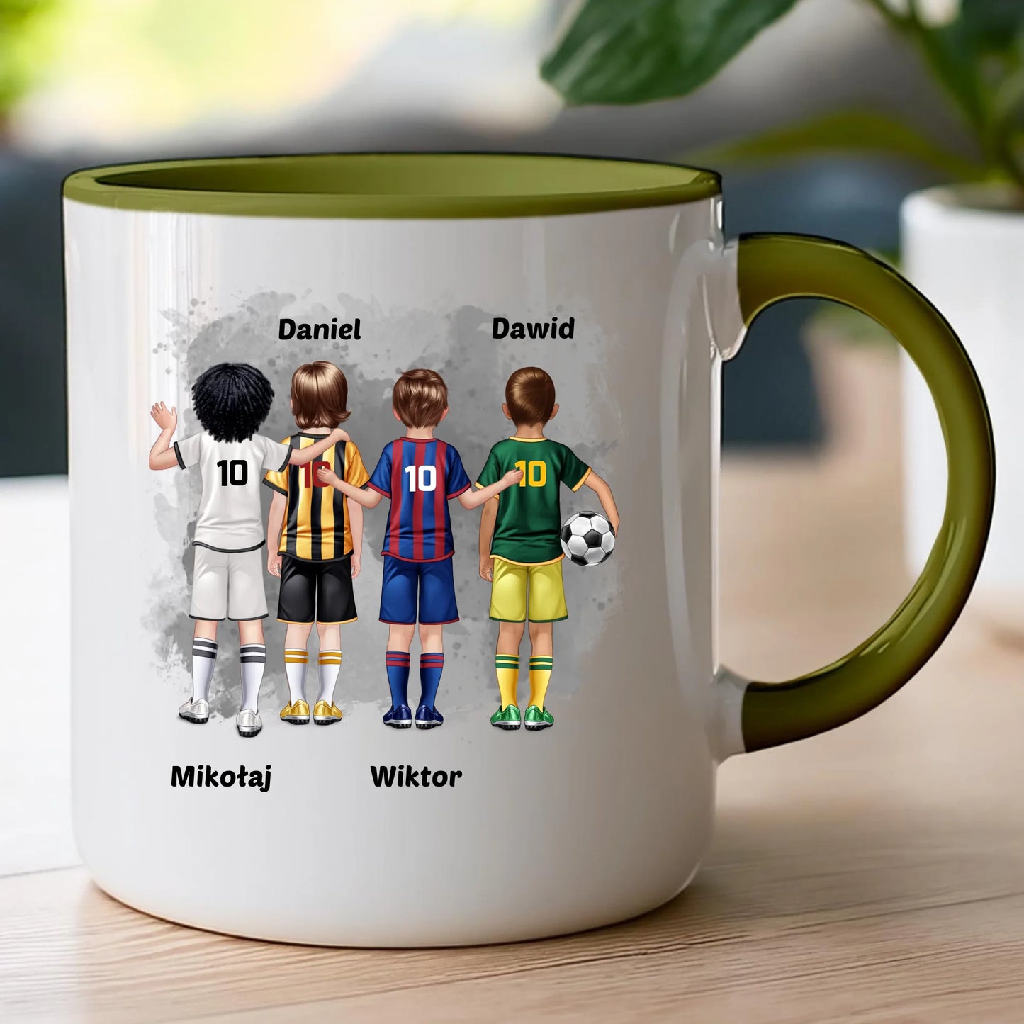 Kubek personalizowana dla chłopca - piłkarze #98