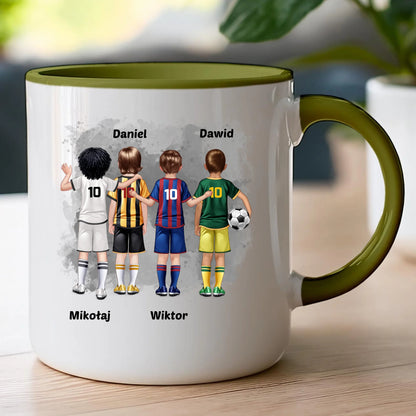 Kubek personalizowana dla chłopca - piłkarze #98