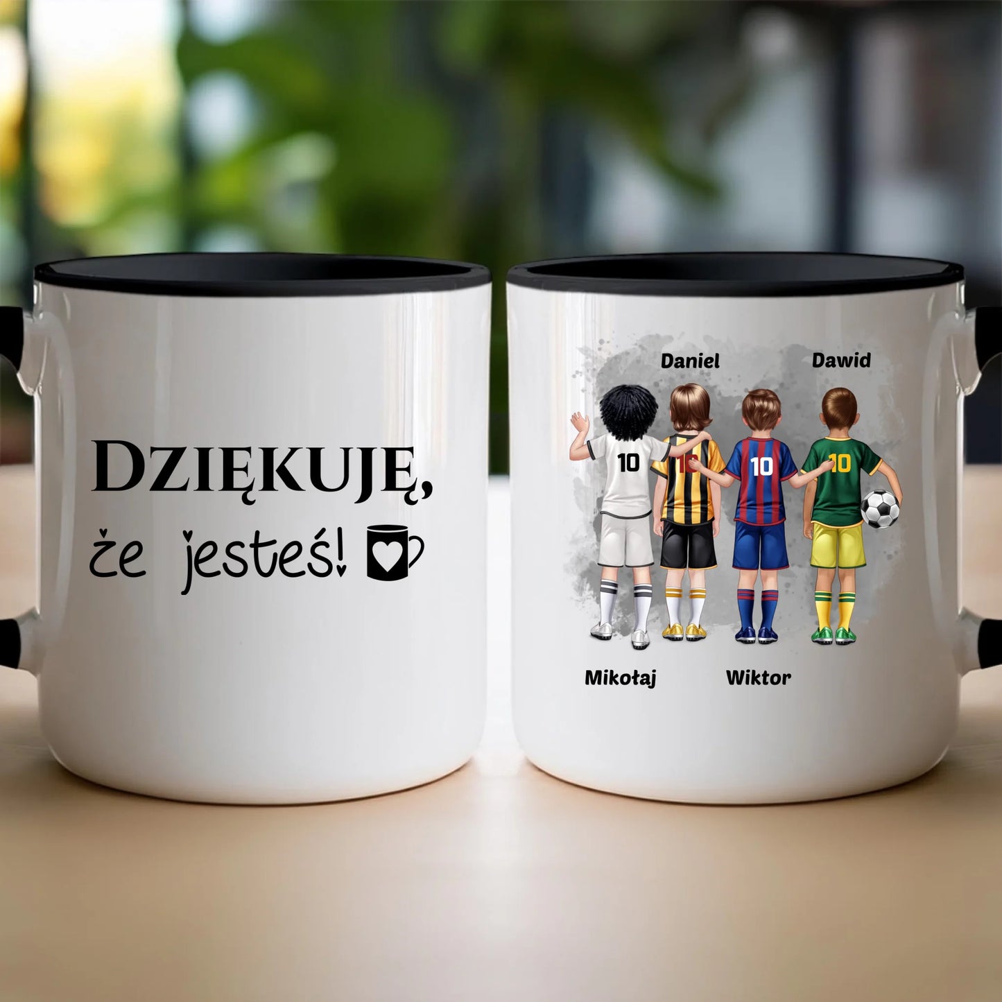 Kubek personalizowana dla chłopca - piłkarze #98