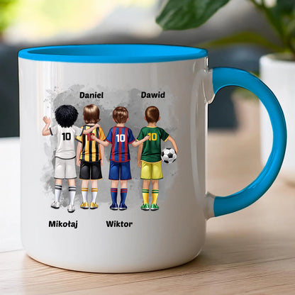 Kubek personalizowana dla chłopca - piłkarze #98