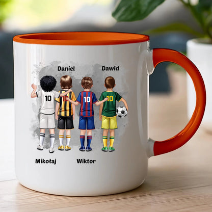 Kubek personalizowana dla chłopca - piłkarze #98