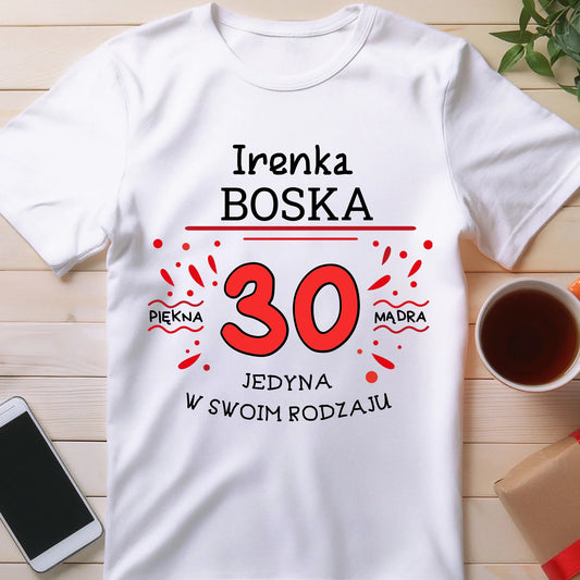 Koszulka na urodziny personalizowana #5004