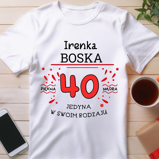 Koszulka na urodziny personalizowana #5003