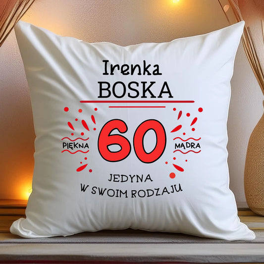 Poduszka na urodziny personalizowana #5002