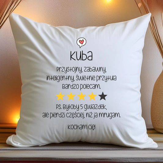 Poduszka personalizowana dla chłopaka #4200