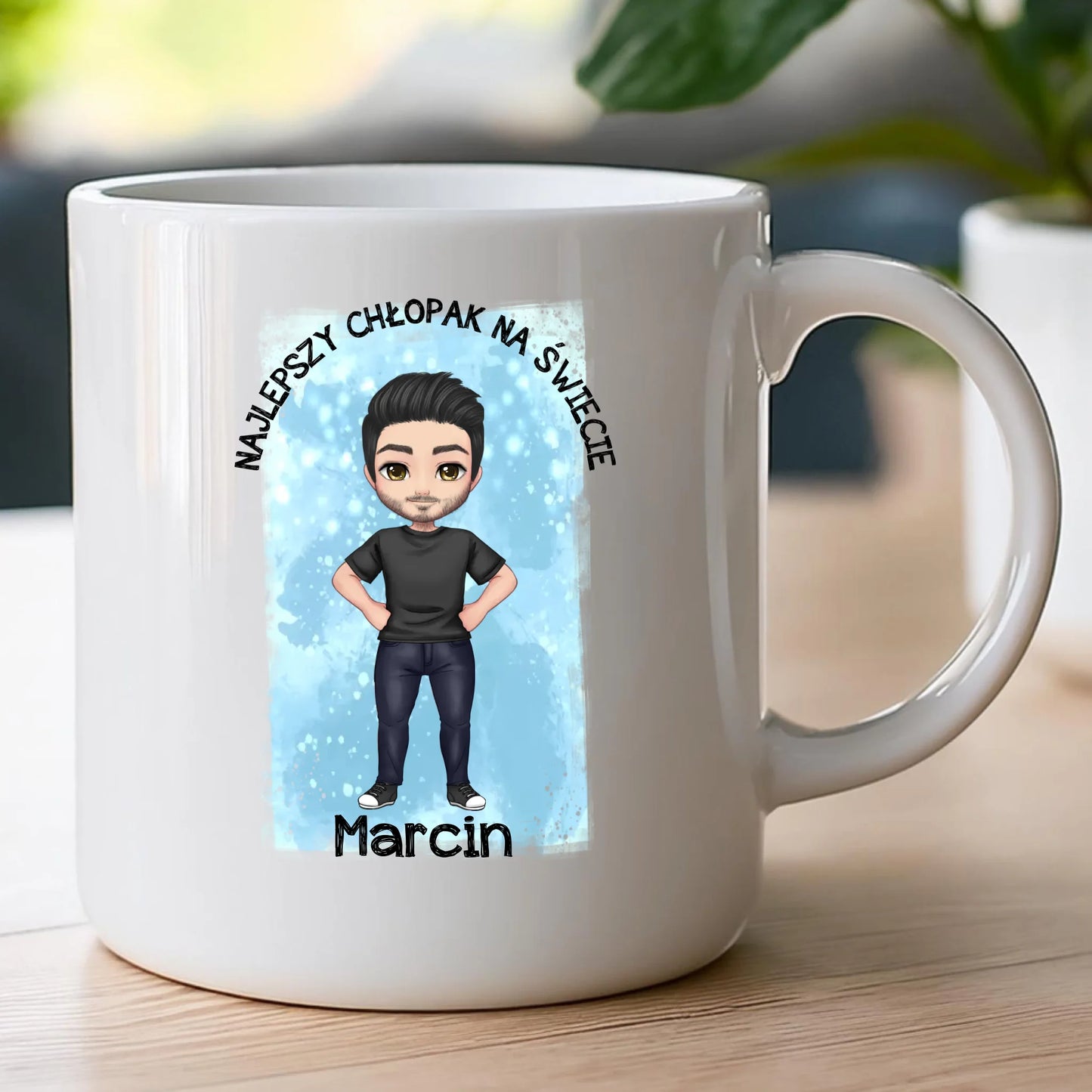 Kubek personalizowana dla mężczyzny #653