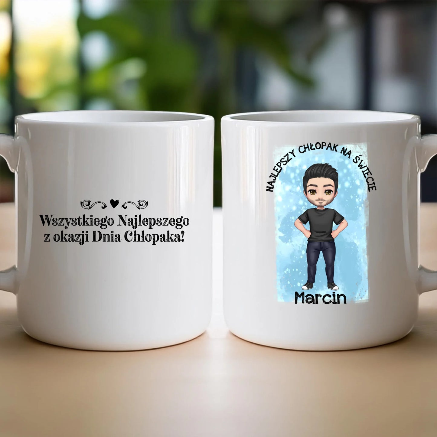 Kubek personalizowana dla mężczyzny #653