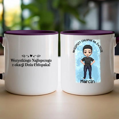 Kubek personalizowana dla mężczyzny #653