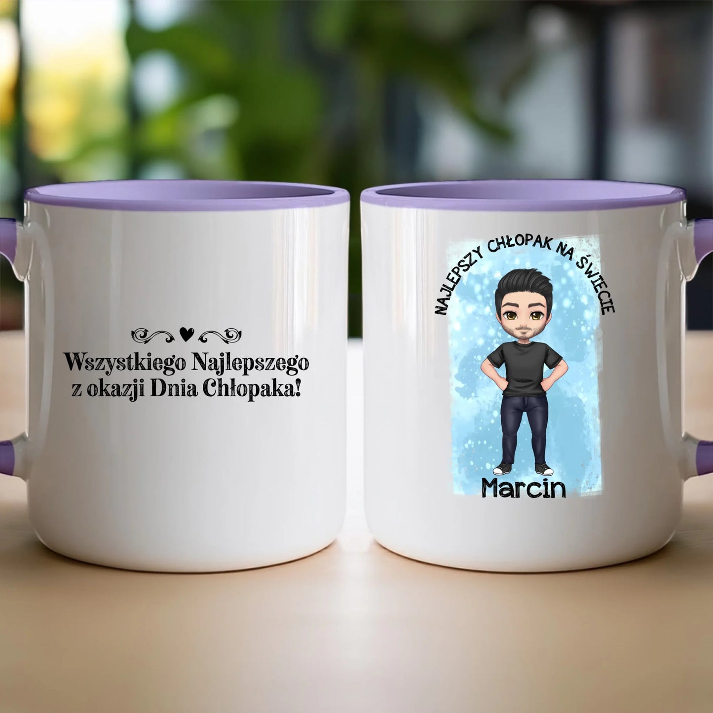 Kubek personalizowana dla mężczyzny #653