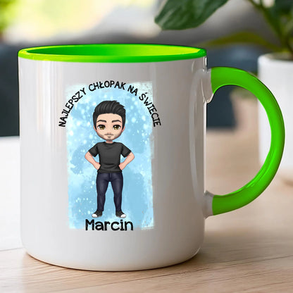 Kubek personalizowana dla mężczyzny #653