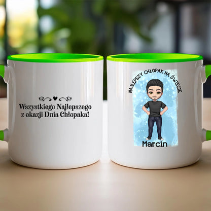 Kubek personalizowana dla mężczyzny #653