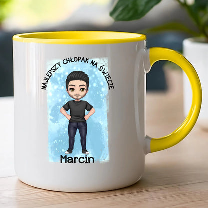 Kubek personalizowana dla mężczyzny #653