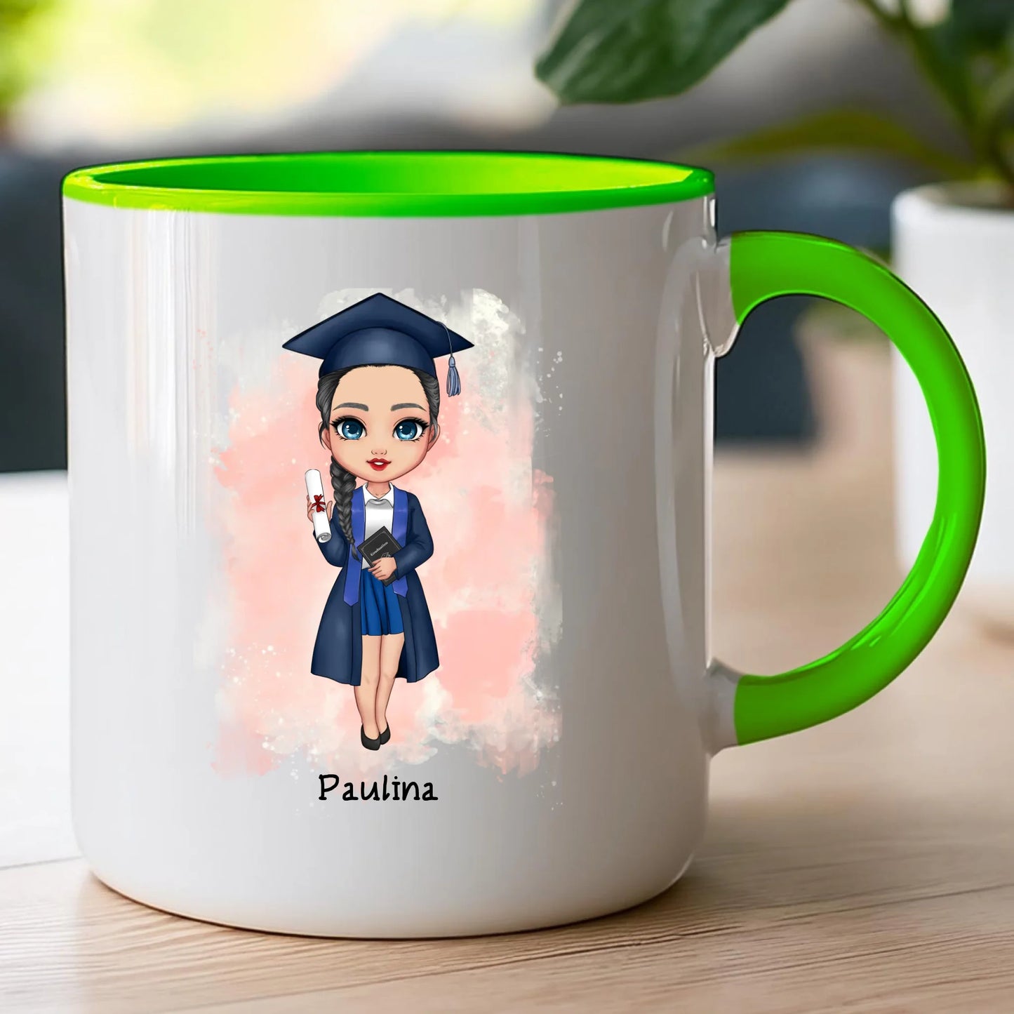 Kubek personalizowany dla dziewczyny - absolwentka #70