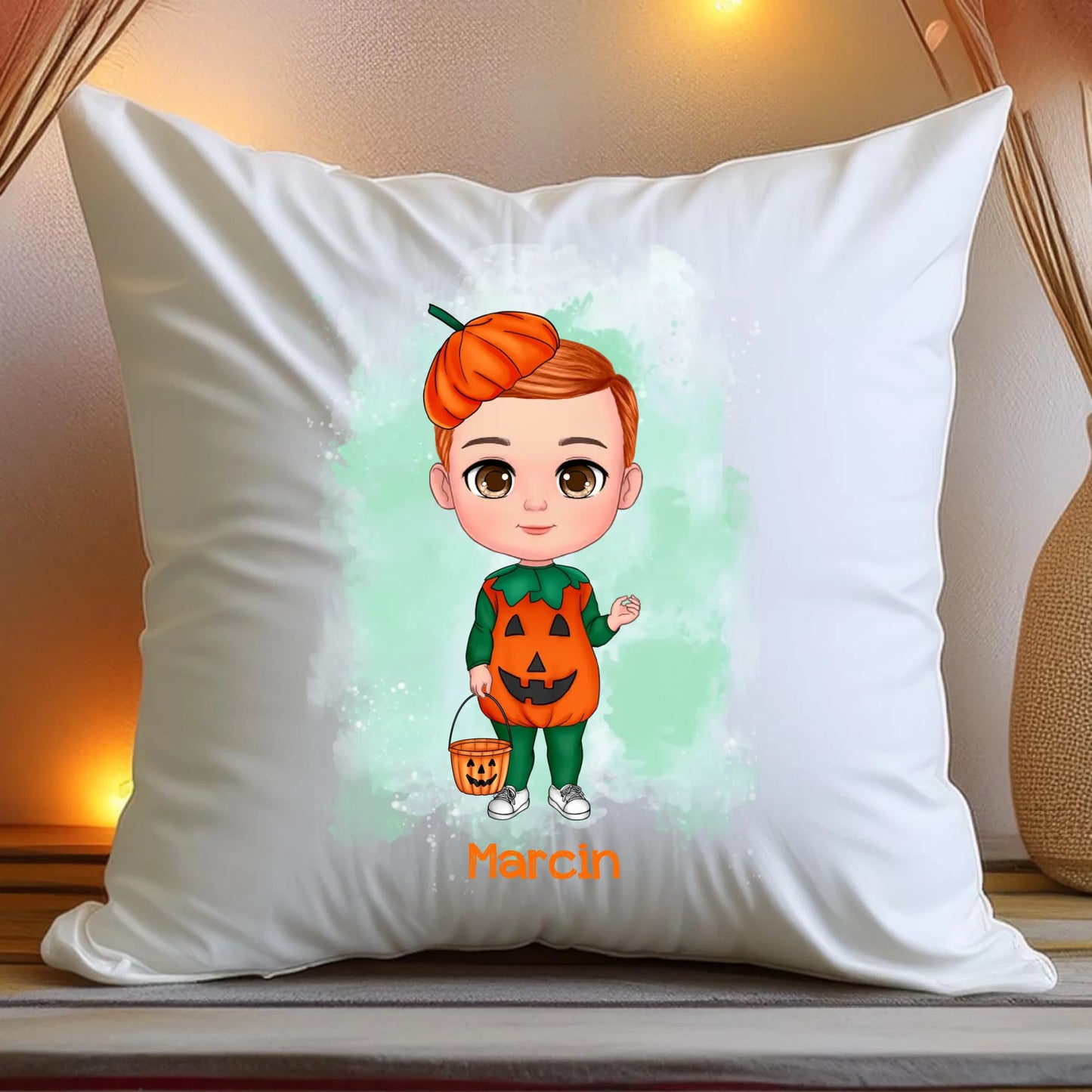 Poduszka personalizowana Halloween dla dzieci #2012
