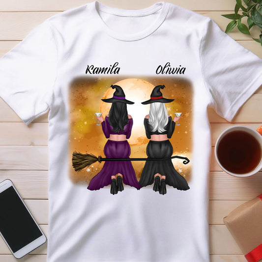 Koszulka personalizowana Halloween dla przyjaciółek #131