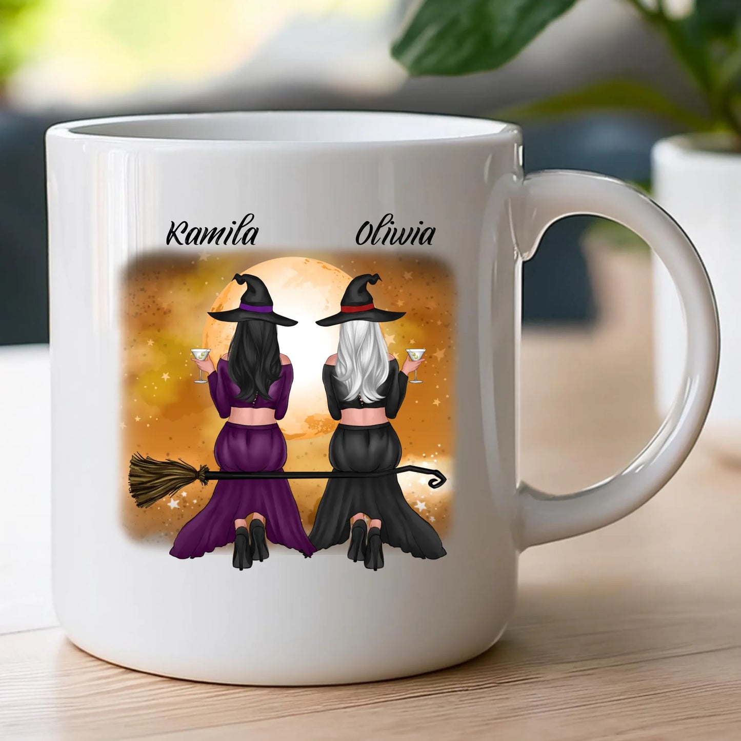 Kubek personalizowany Halloween dla przyjaciółek #131