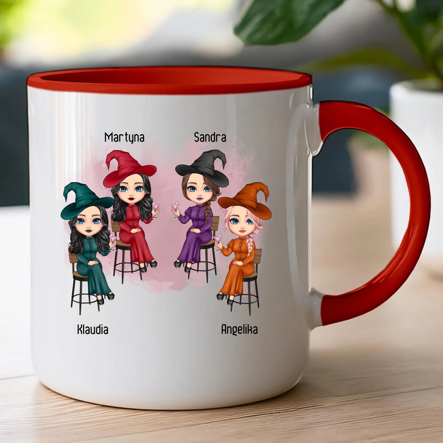 Kubek personalizowany Halloween dla przyjaciółek #132