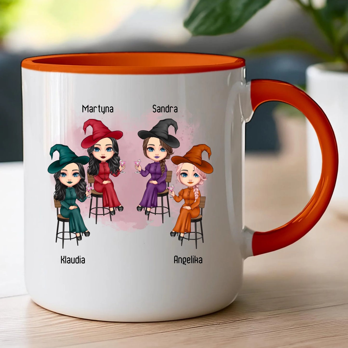Kubek personalizowany Halloween dla przyjaciółek #132