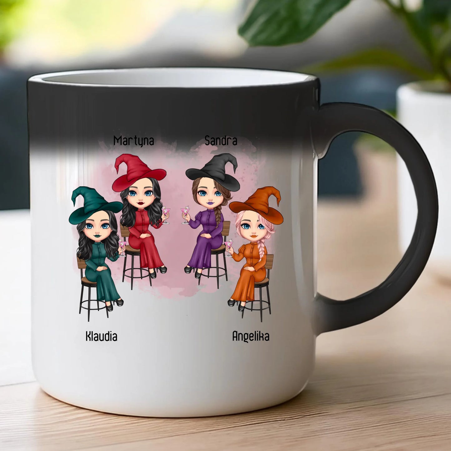 Kubek personalizowany Halloween dla przyjaciółek #132