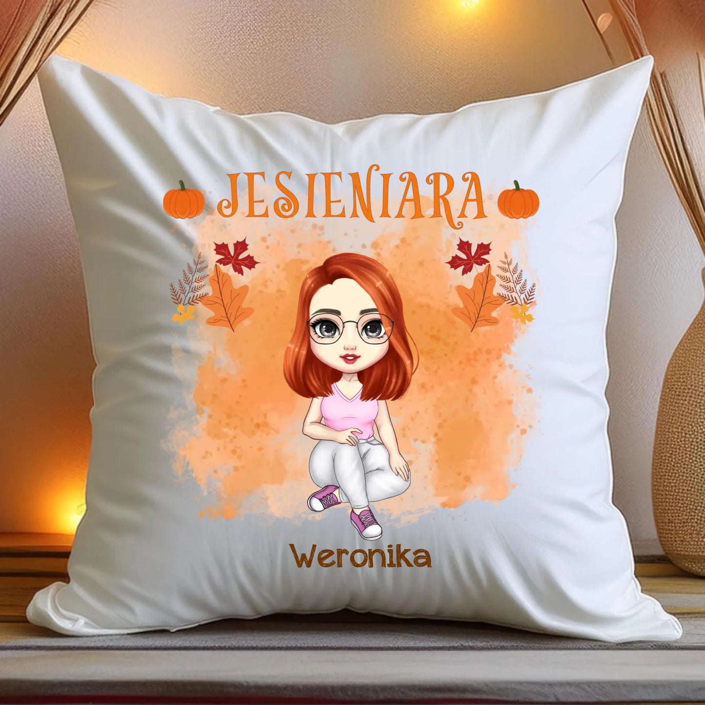 Poduszka personalizowana dla kobiety #515