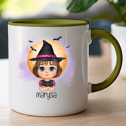 Kubek personalizowany Halloween dla dziewczynki #93