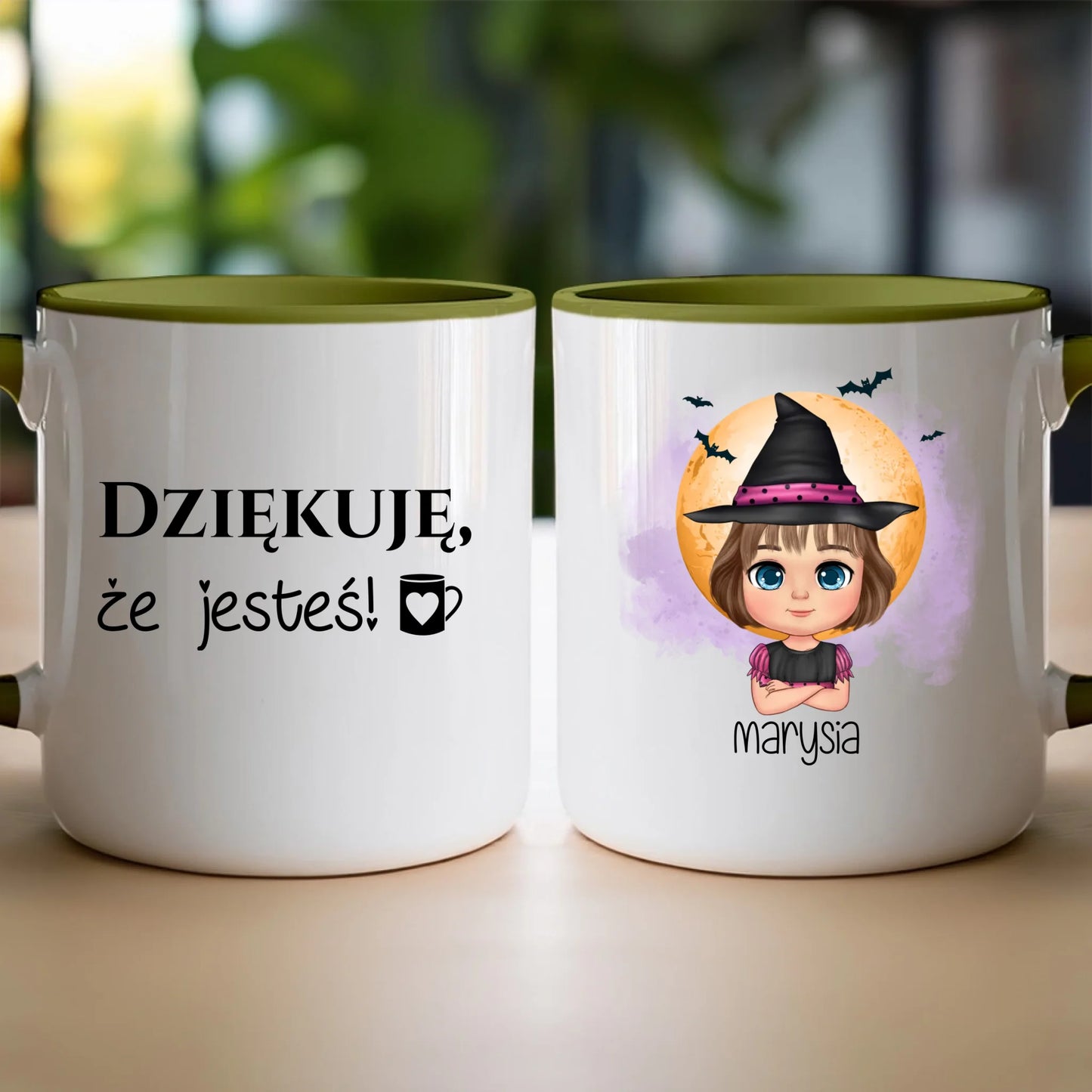Kubek personalizowany Halloween dla dziewczynki #93