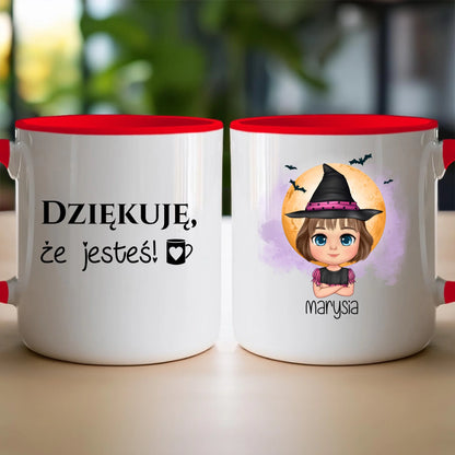 Kubek personalizowany Halloween dla dziewczynki #93