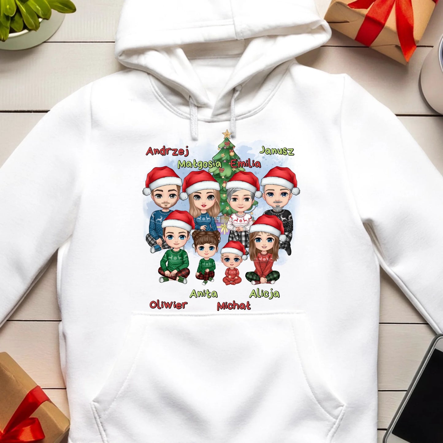 Bluza personalizowana świąteczna dla rodziny #811