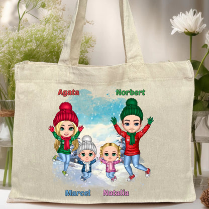 Torba personalizowana świąteczna dla rodziny #812