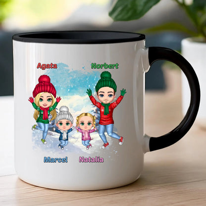 Kubek personalizowany świąteczny dla rodziny #812