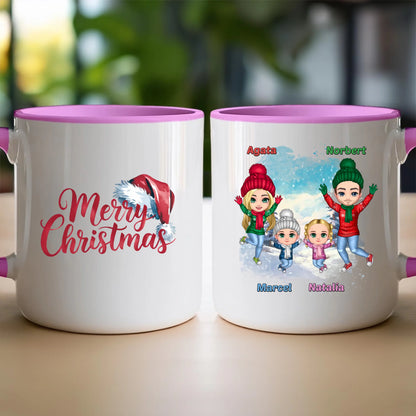 Kubek personalizowany świąteczny dla rodziny #812
